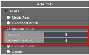 Junction Reach parameters