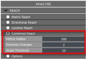 Combined Reach parameters